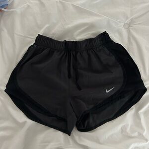 Nike Black Athletic Shorts with Elastic Waistband